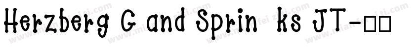 Herzberg G and Sprin  ks JT字体转换